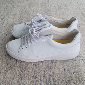 Cole Haan GrandSeries Mens white Leather Sneakers